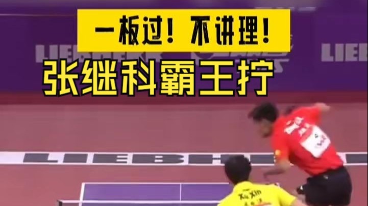 瑞典乒乓球队翻盘德国乒乓球队，张继科制霸全场